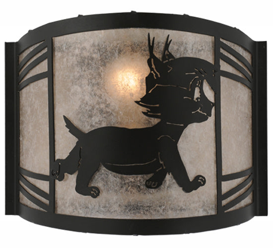 Meyda Tiffany Lynx On The Loose 157297 Wall Light - Verdigris