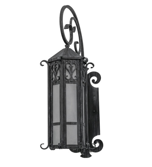 Meyda Tiffany Lighting 157311 Caprice One Light Wall Sconce Outdoor Bronze / Dark