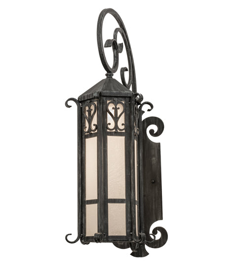 Meyda Tiffany Lighting 157311 Caprice One Light Wall Sconce Outdoor Bronze / Dark