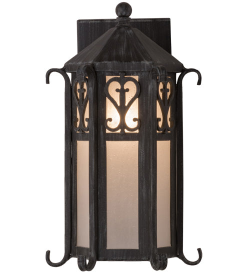 Meyda Tiffany Lighting 157313 Caprice One Light Wall Sconce Outdoor Bronze / Dark