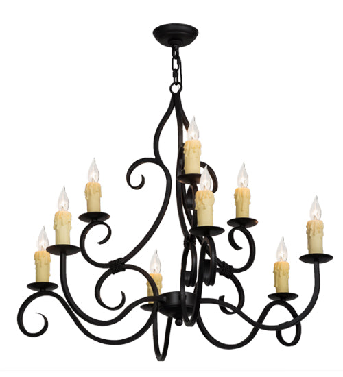 Meyda Tiffany Clayton 157462 Chandelier Light - Earth