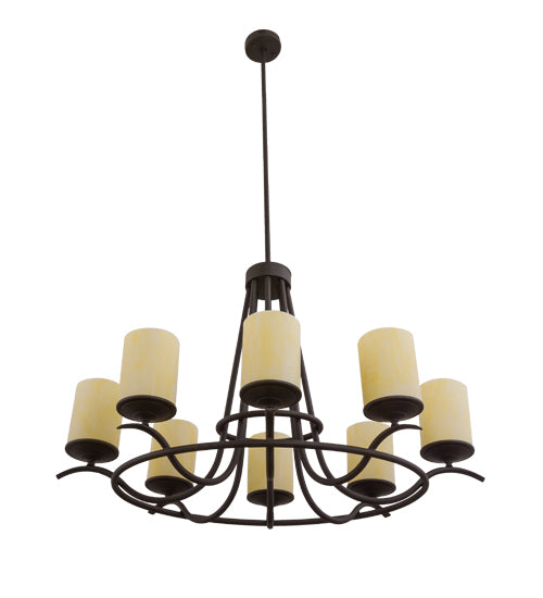 Meyda Tiffany Octavia 157522 Chandelier Light - Oil Rubbed Bronze