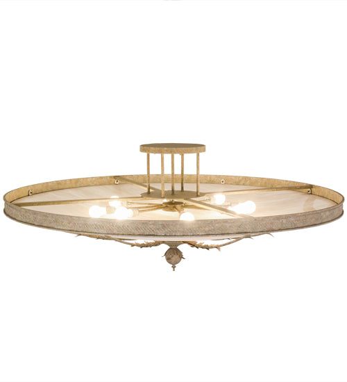 Meyda Tiffany Hoja 157553 Ceiling Light - French Bronzed