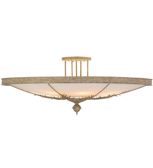 Meyda Tiffany Hoja 157553 Ceiling Light - French Bronzed