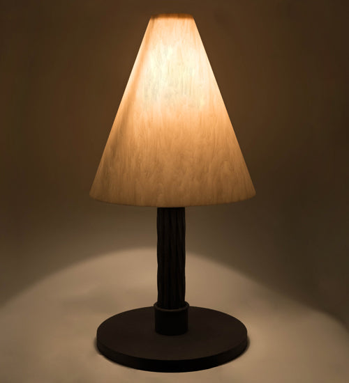 Meyda Tiffany Lighting 157568 Cone One Light Table Lamp Lamp Bronze / Dark