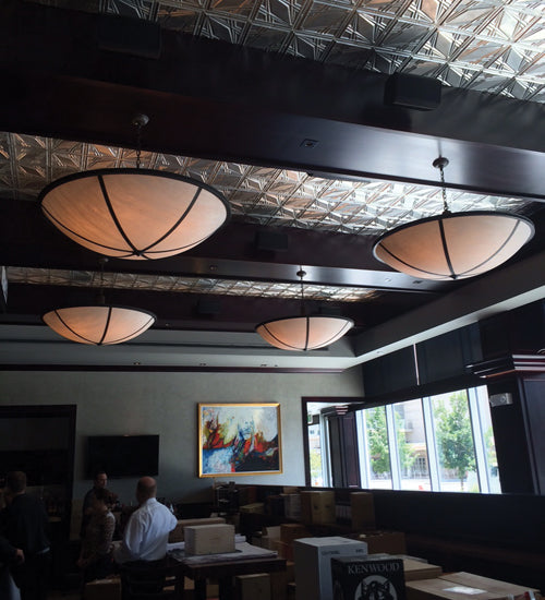 Meyda Tiffany Commerce 157572 Pendant Light - Reticulated Black