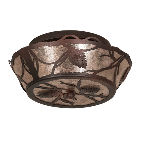 Meyda Tiffany Whispering Pines 157592 Ceiling Light - Rust,Wrought Iron