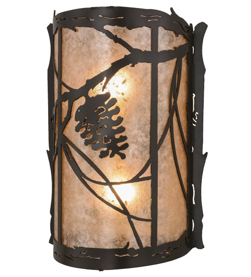 Meyda Tiffany Whispering Pines 157666 Wall Light - Timeless Bronze