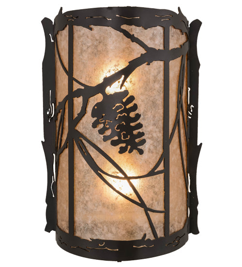 Meyda Tiffany Whispering Pines 157666 Wall Light - Timeless Bronze