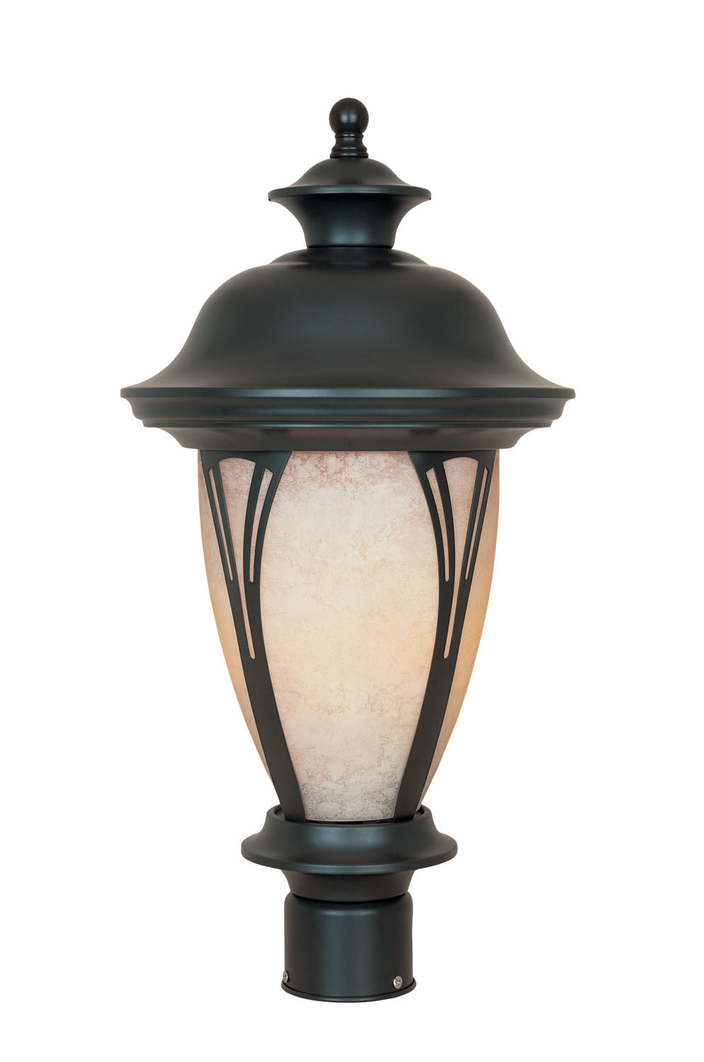 Designers Fountain 30536-AM-BZ Westchester Three Light Post Lantern Outdoor Bronze / Dark