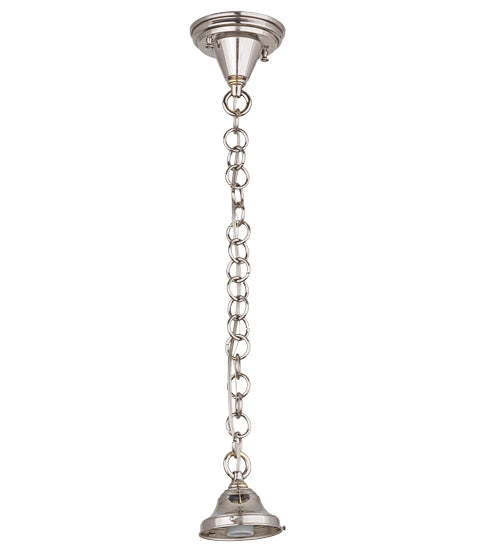 Meyda Tiffany Cross Mission 157721 Pendant Light - Polished Nickel