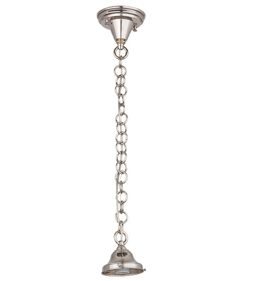 Meyda Tiffany Cross Mission 157721 Pendant Light - Polished Nickel