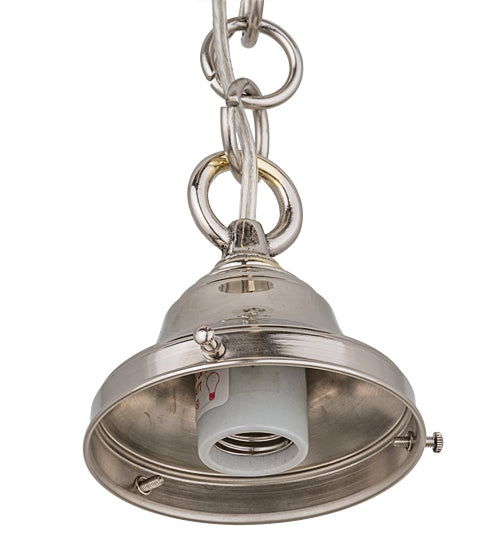 Meyda Tiffany Cross Mission 157721 Pendant Light - Polished Nickel