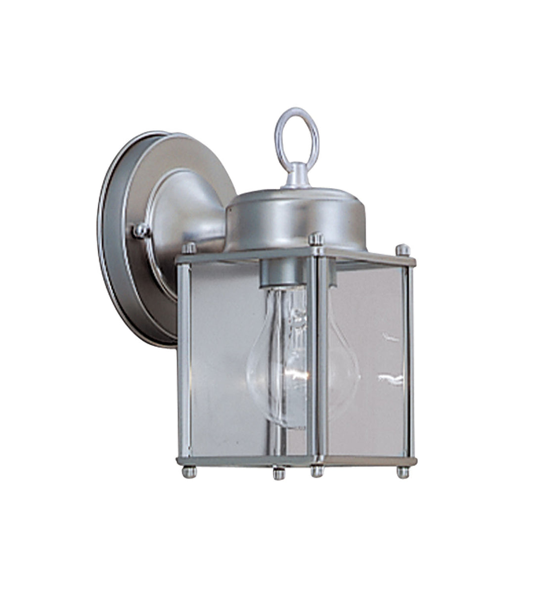 Designers Fountain 1161-PW Basic Porch One Light Wall Lantern Outdoor Pewter, Nickel, Silver