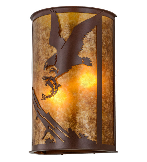 Meyda Tiffany Strike Of The Eagle 157841 Wall Light - Rust