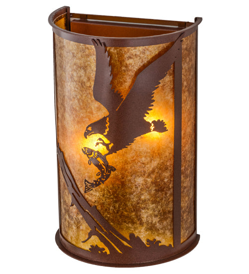 Meyda Tiffany Strike Of The Eagle 157841 Wall Light - Rust