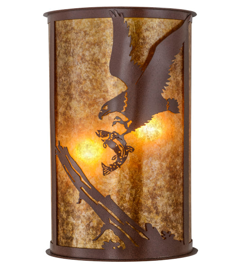 Meyda Tiffany Strike Of The Eagle 157841 Wall Light - Rust