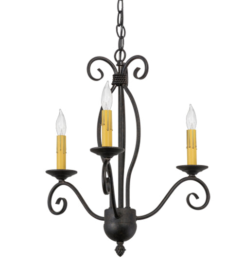 Meyda Tiffany Sienna 157887 Chandelier Light - Antique Brass