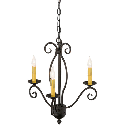 Meyda Tiffany Sienna 157887 Chandelier Light - Antique Brass