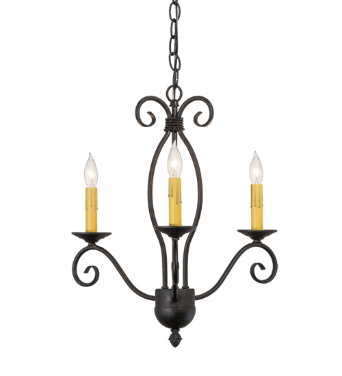 Meyda Tiffany Sienna 157887 Chandelier Light - Antique Brass