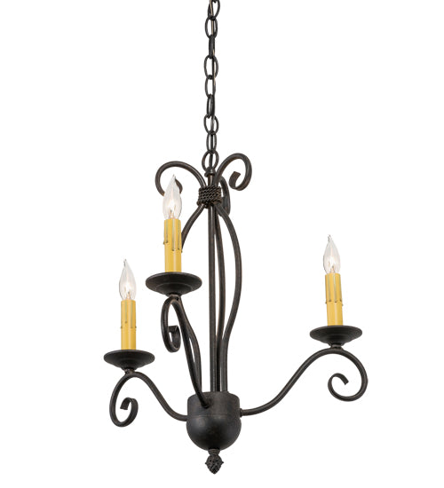 Meyda Tiffany Sienna 157887 Chandelier Light - Antique Brass