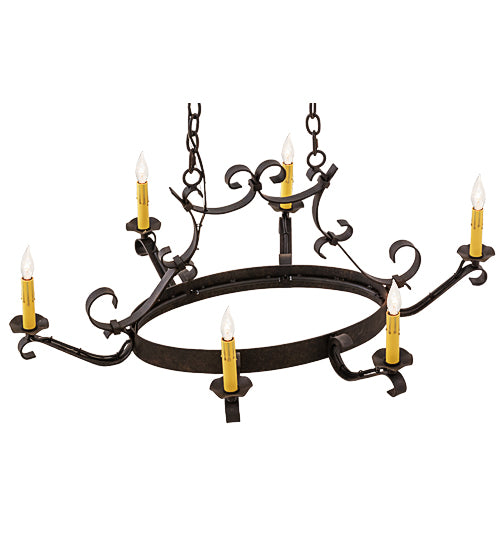 Meyda Tiffany Handforged 157894 Chandelier Light - Custom