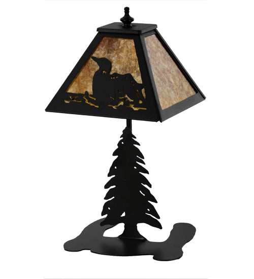 Meyda Tiffany Lighting 157916 Loon One Light Accent Lamp Lamp Bronze / Dark