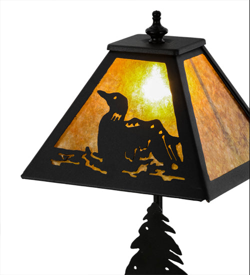 Meyda Tiffany Lighting 157916 Loon One Light Accent Lamp Lamp Bronze / Dark