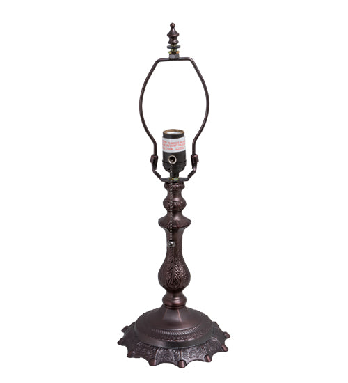 Meyda Tiffany Lighting 158048 Classic One Light Lamp Base Lamp Bronze / Dark