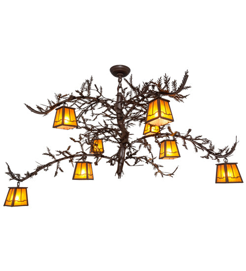 Meyda Tiffany Pine Branch 158067 Chandelier Light - Cafe-Noir