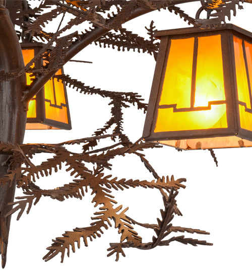 Meyda Tiffany Pine Branch 158067 Chandelier Light - Cafe-Noir