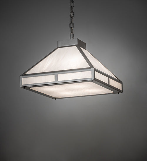 Meyda Tiffany Whitewing 158130 Pendant Light - Nickel