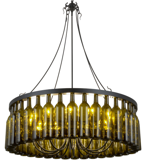 Meyda Tiffany Tuscan Vineyard 158134 Chandelier Light - Black