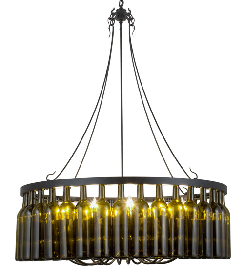 Meyda Tiffany Tuscan Vineyard 158134 Chandelier Light - Black