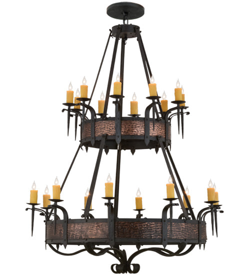 Meyda Tiffany Costello 158265 Chandelier Light - Wrought Iron