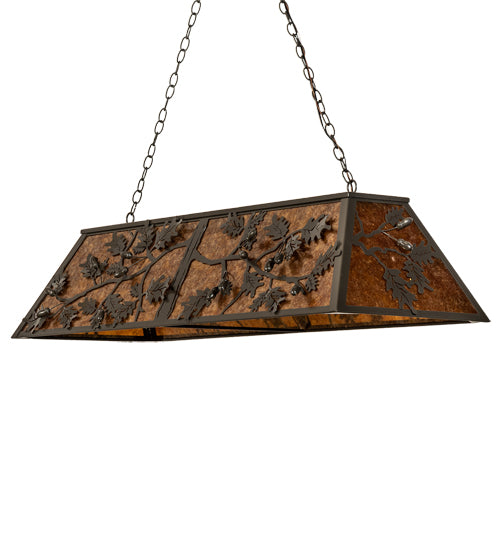 Meyda Tiffany Oak Leaf & Acorn 158454 Pendant Light - Timeless Bronze