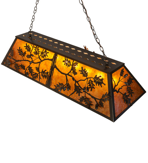 Meyda Tiffany Oak Leaf & Acorn 158454 Pendant Light - Timeless Bronze