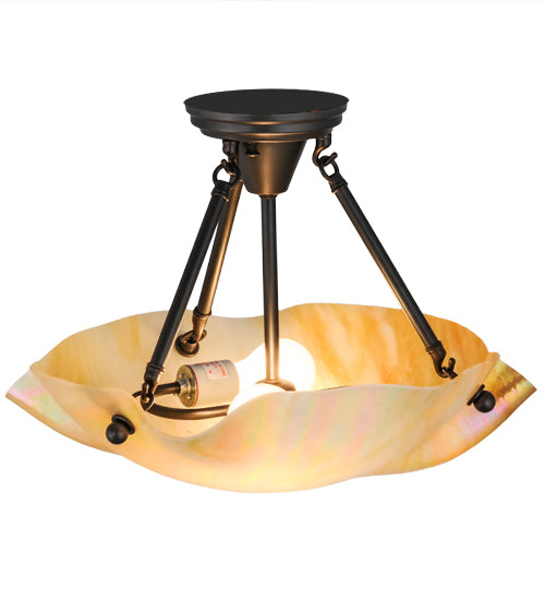 Meyda Tiffany Metro 158569 Ceiling Light - Craftsman Brown