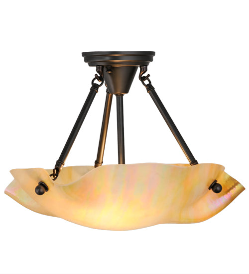 Meyda Tiffany Metro 158569 Ceiling Light - Craftsman Brown