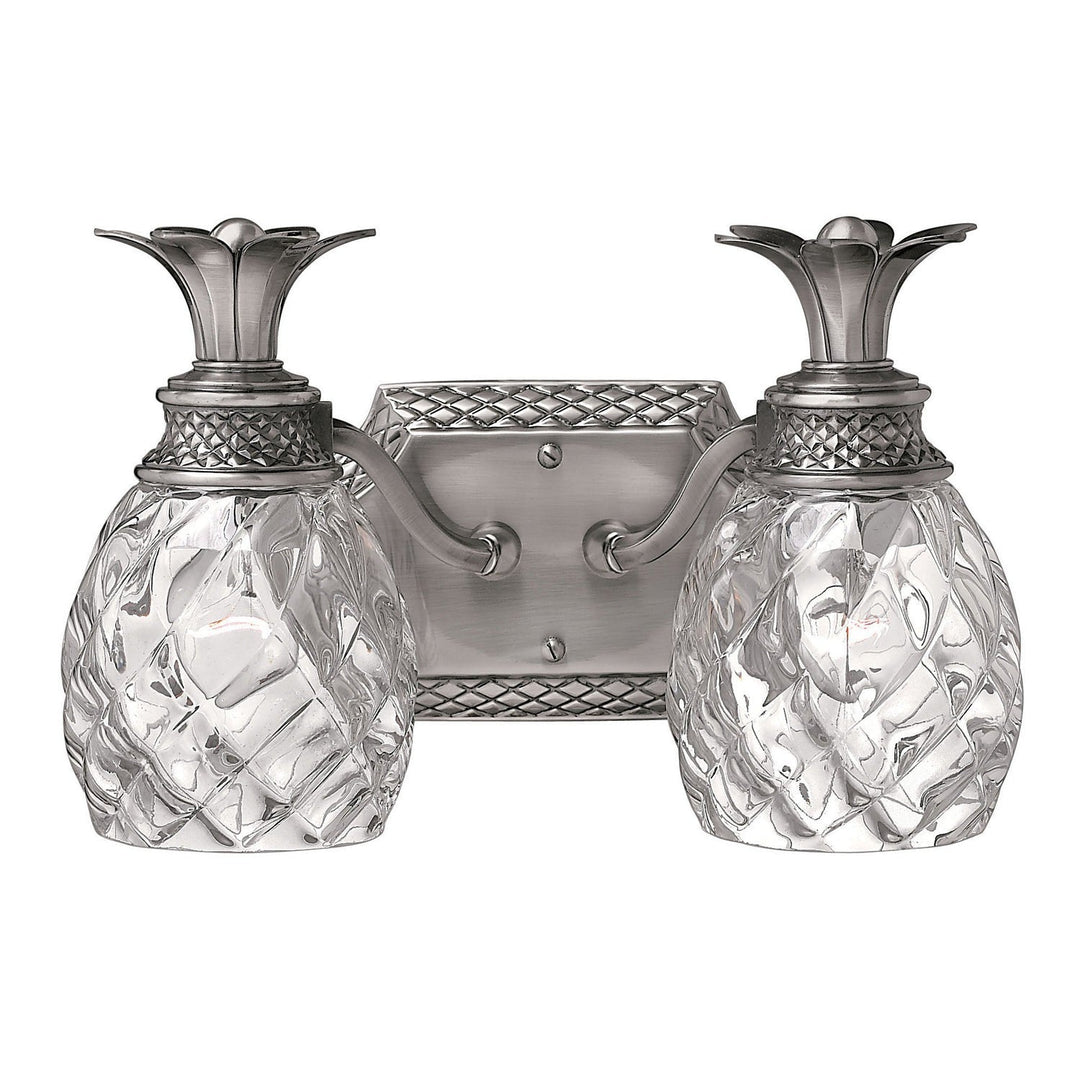 Hinkley Plantation 5312PL Bath Vanity Light 13 in. wide - Polished Antique Nickel