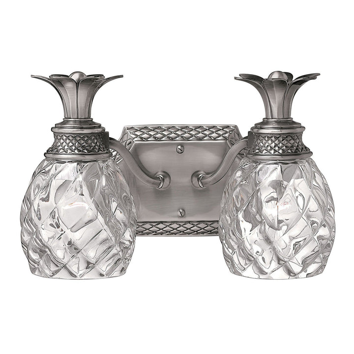 Hinkley Plantation 5312PL Bath Vanity Light 13 in. wide - Polished Antique Nickel