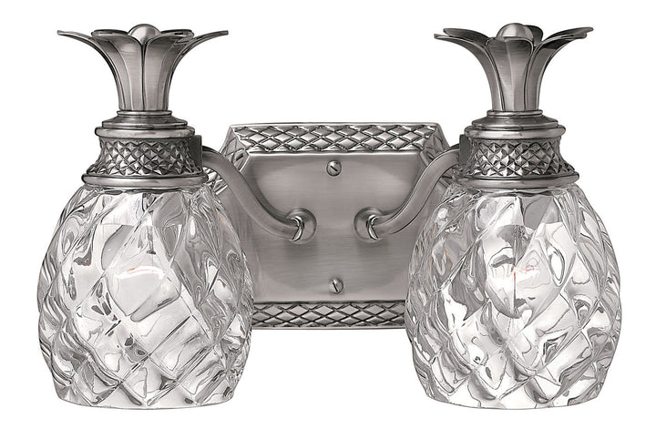 Hinkley Plantation 5312PL Bath Vanity Light 13 in. wide - Polished Antique Nickel