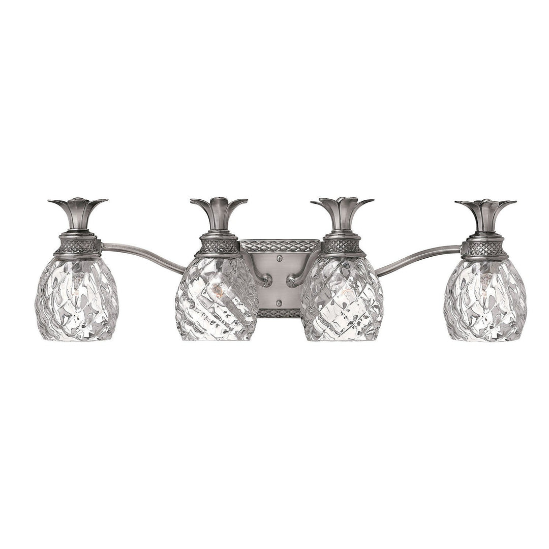 Hinkley Plantation 5314PL Bath Vanity Light 29 in. wide - Polished Antique Nickel