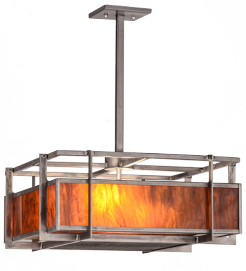 Meyda Tiffany Boulder Creek 158678 Pendant Light - Steel