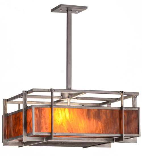 Meyda Tiffany Boulder Creek 158678 Pendant Light - Steel