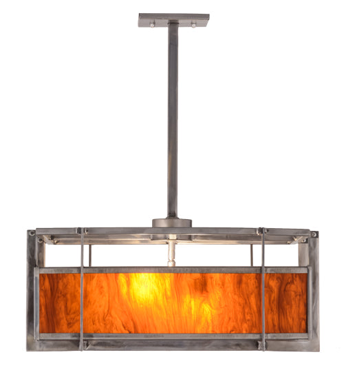 Meyda Tiffany Boulder Creek 158678 Pendant Light - Steel