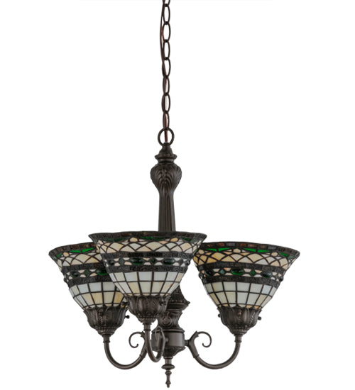 Meyda Tiffany Tiffany Roman 158700 Chandelier Light - Mahogany Bronze
