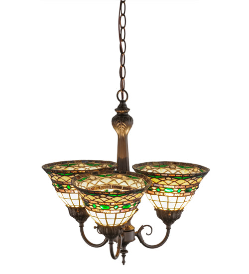 Meyda Tiffany Tiffany Roman 158700 Chandelier Light - Mahogany Bronze