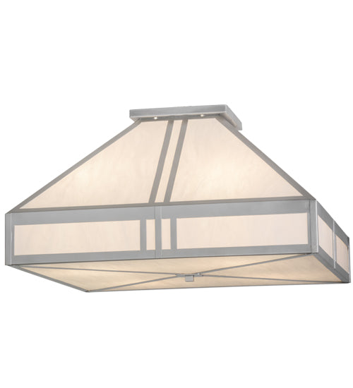 Meyda Tiffany Whitewing 158831 Ceiling Light - Nickel