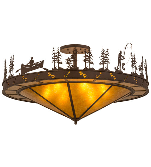 Meyda Tiffany Fishtracks 158842 Ceiling Light - Cafe-Noir